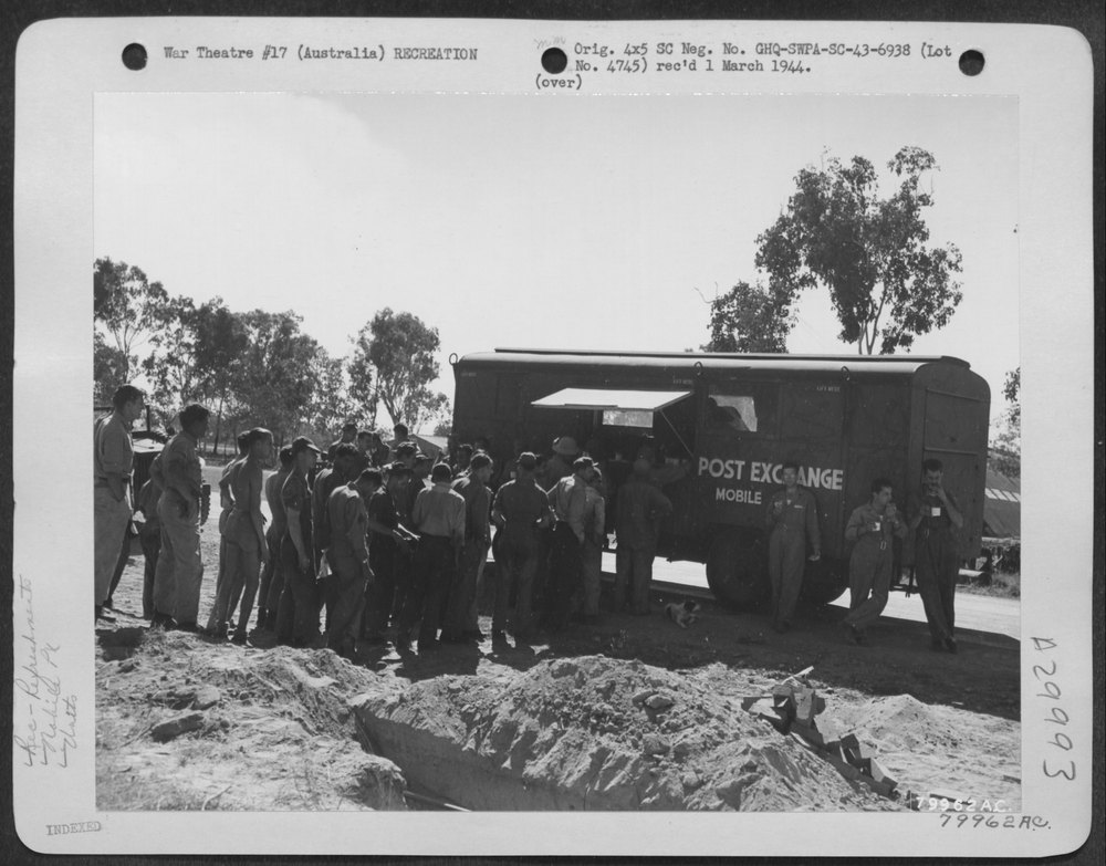Mobile post exchange at Garbutt Field