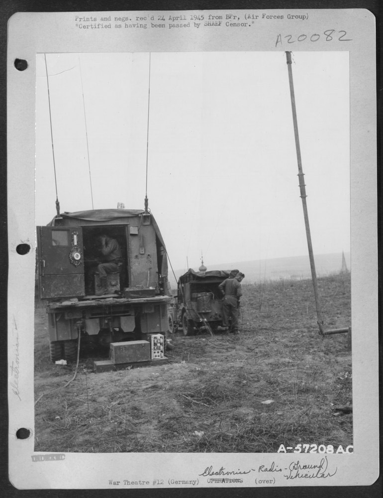 Mobile Radio Truck with 3rd Army