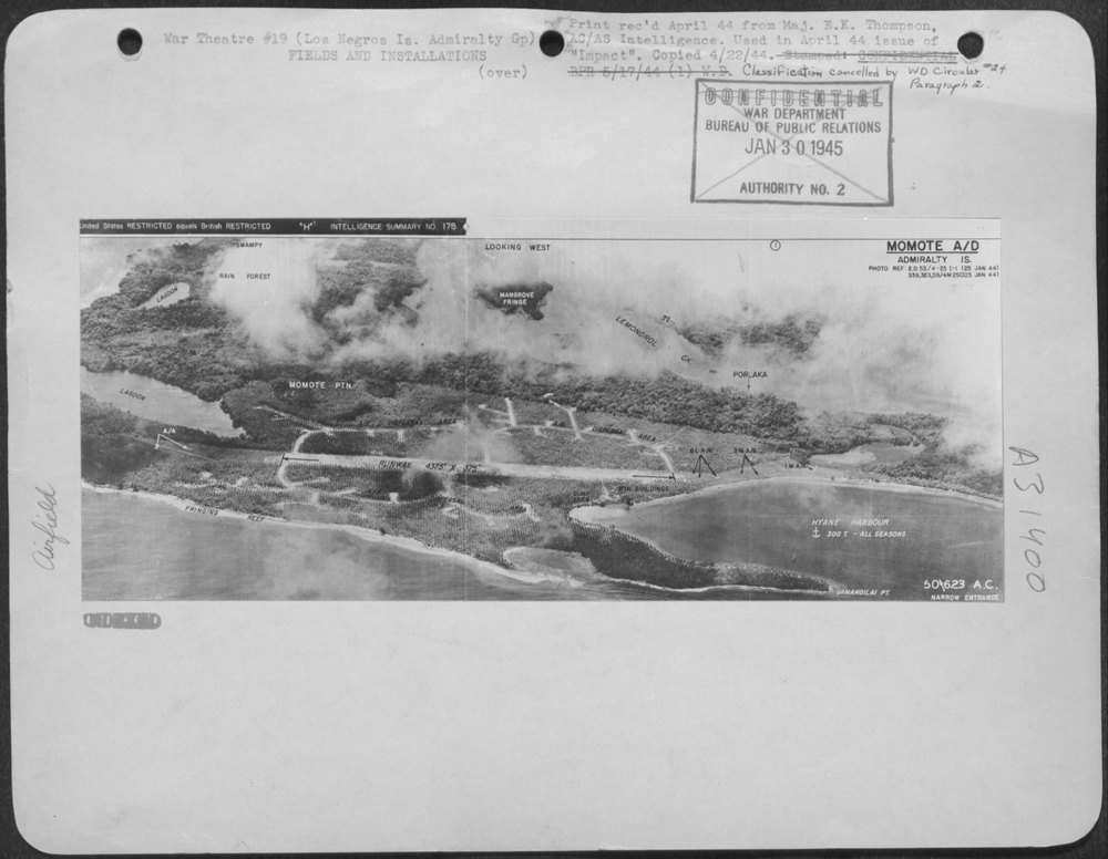 Momote Field on Los Negros Island