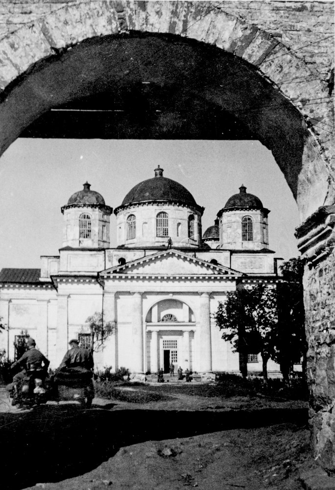 Monastery at Novgorod serving as Divisional Headquarters