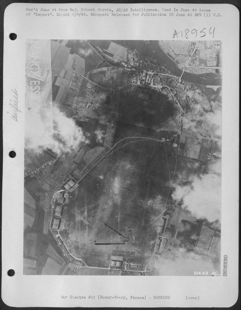 Nancy-Essey, France before 8th Air Force attack of 27 April 44