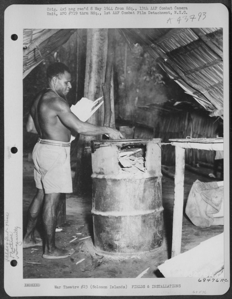 Native Fils Incinerator Solomon Islands