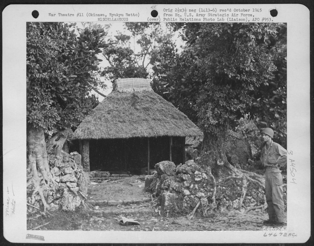 Native Hut On Okinawa