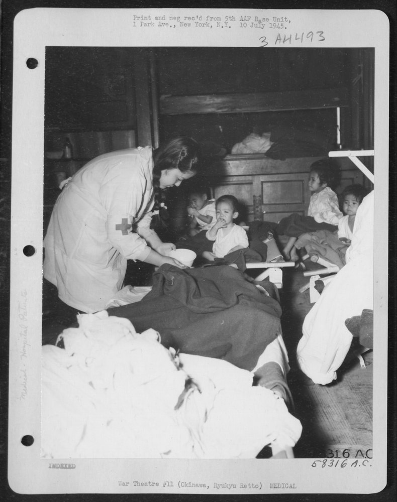 Native Nurse At Okinawa Hospital