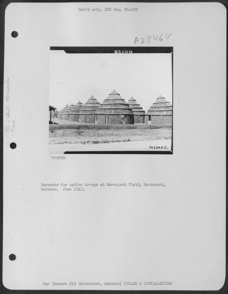 Native troops barracks Marrakech