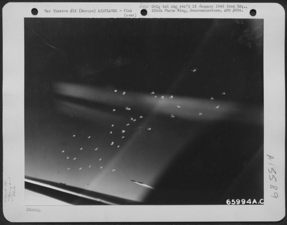 Nazi defense against 8th Air Force planes