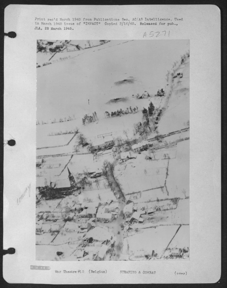 Nazi road convoy in Belgium