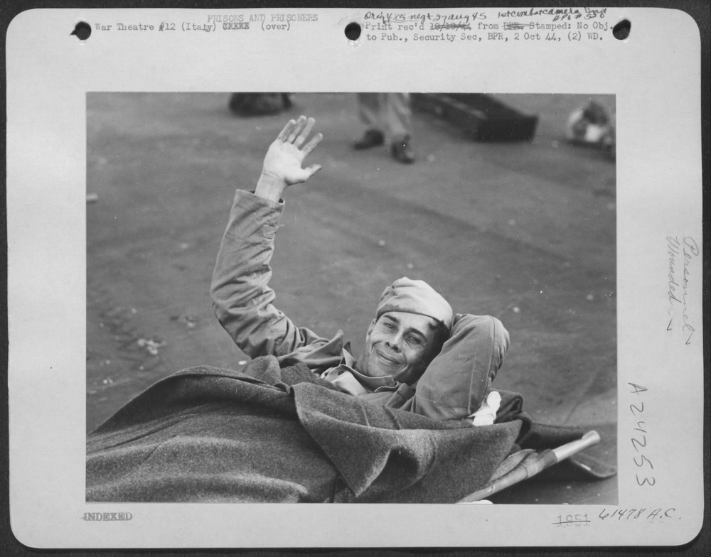 Ned Howard after Ploesti raid