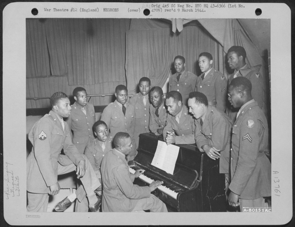Negro Choir At Eye England