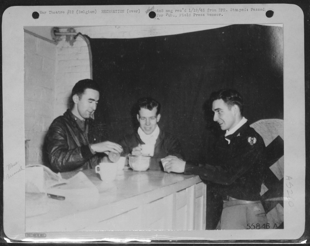 Ninth Air Force Pilots in Belgium