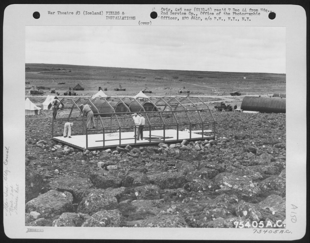 Nissen Hut Construction At Patterson Field