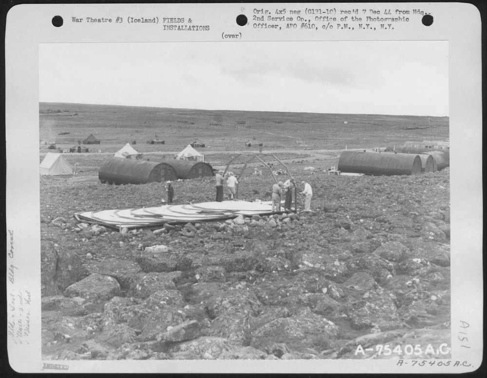 Nissen Hut Construction At Patterson Field