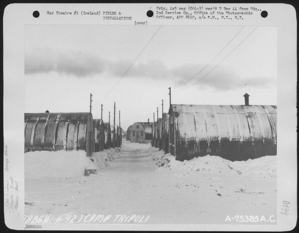 Nissen Huts at Camp Tripoli
