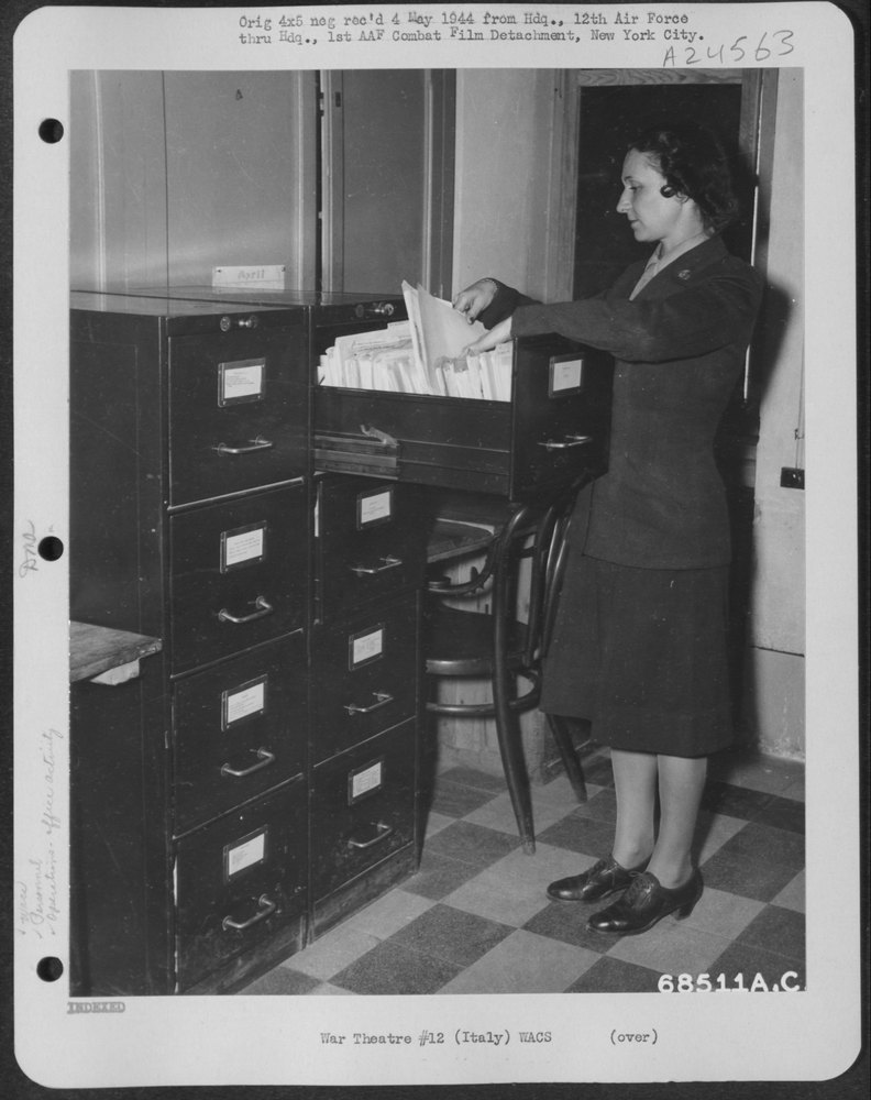 Norma Nichols at 12th Air Force Italy