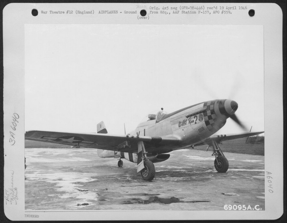 North American P-51 "Willit Run?" of the 353rd Fighter Group Comes