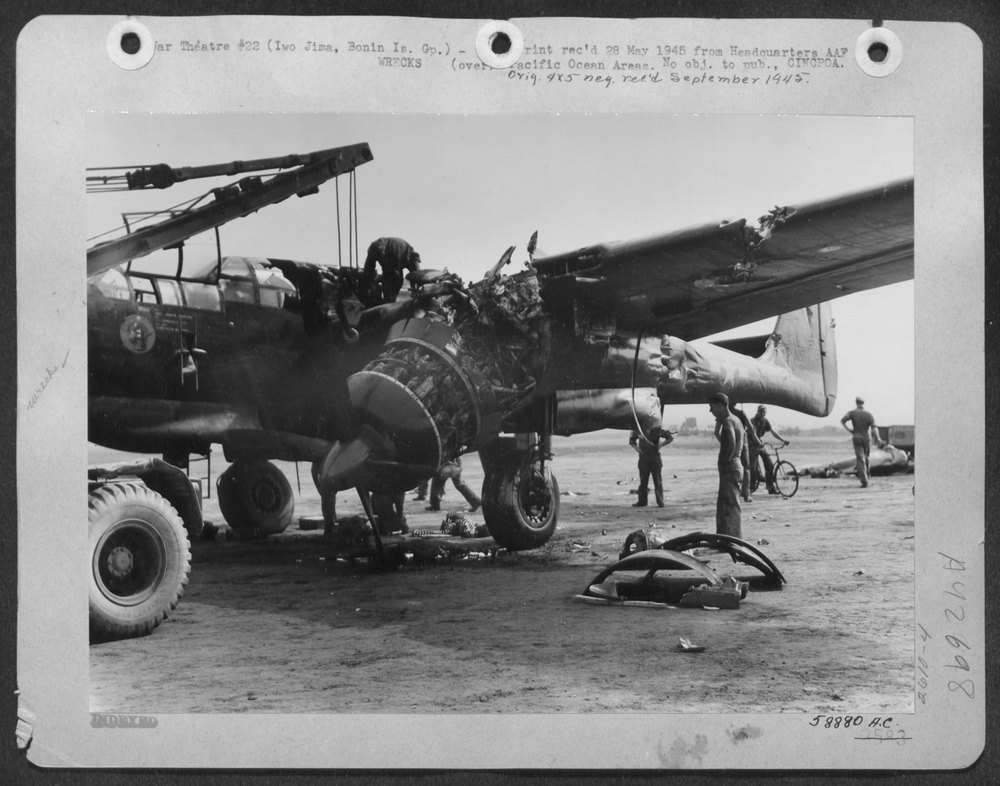 Northrop P-61 Black Widow on Iwo Jima