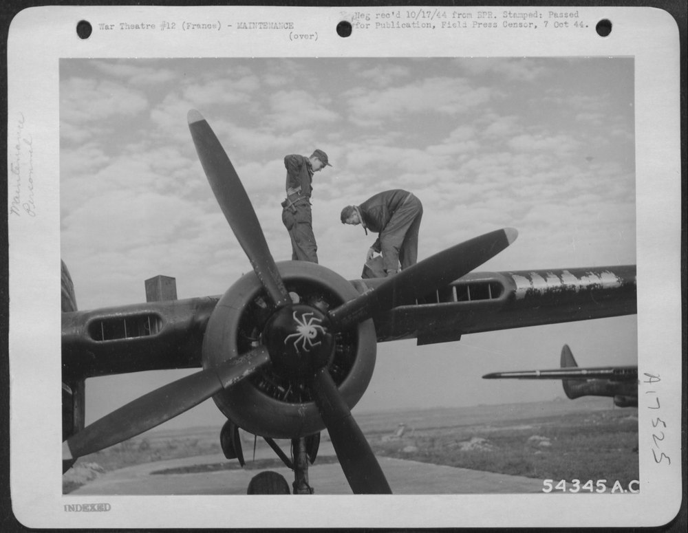 Northrop P-61 Night Fighter in France