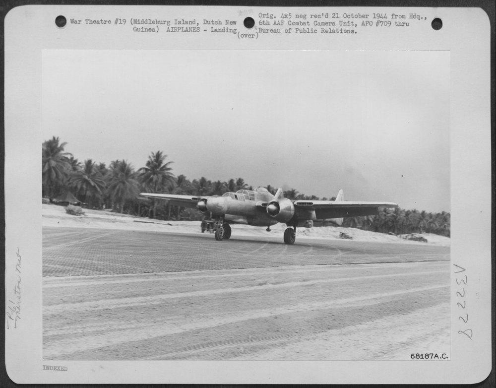 Northrop P-61 on Middleburg Island