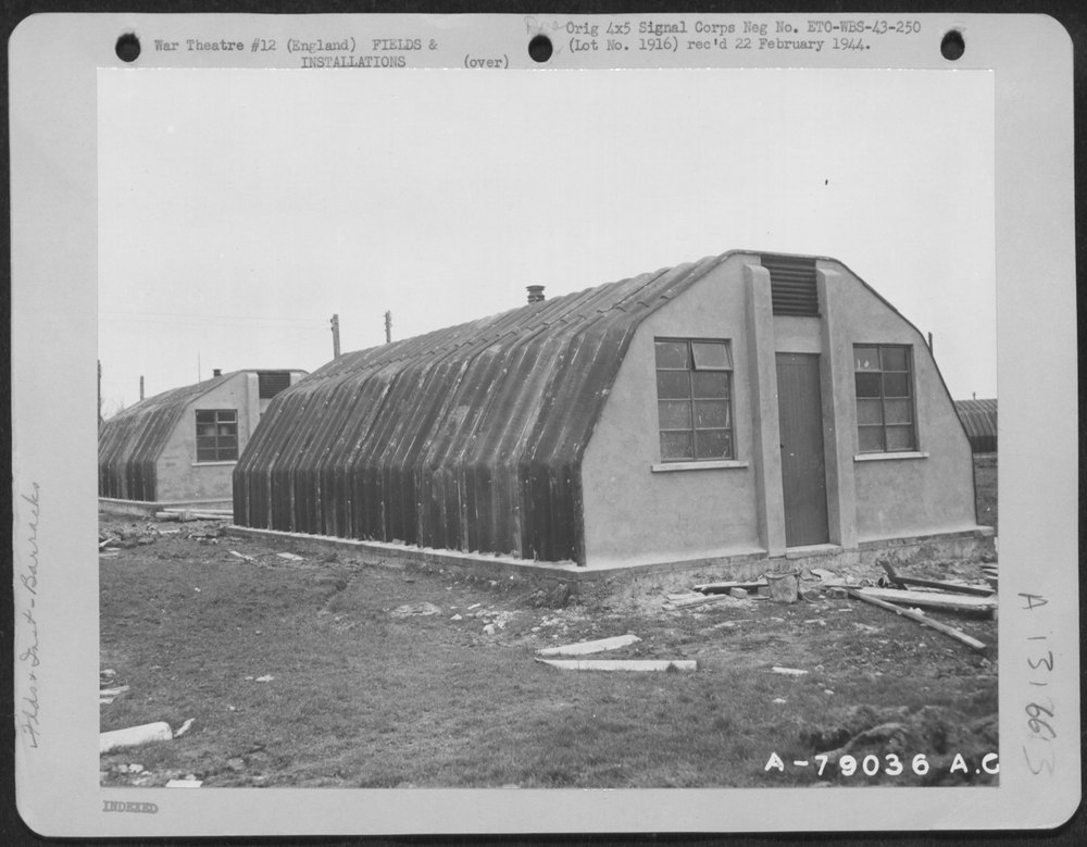 Octangular Huts at Poynton Air Depot