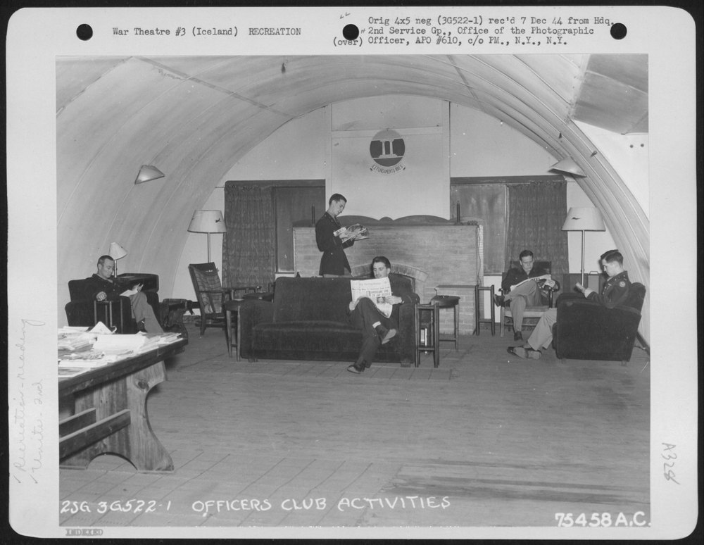 Officers relax in Iceland