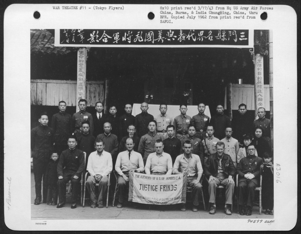 On 18 April 1942, Airmen, Of The Us Army Air Forces, Led By Lt