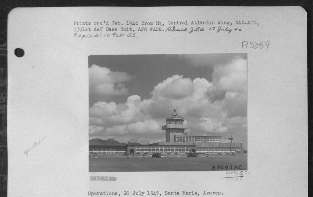 Operations at Santa Maria Azores