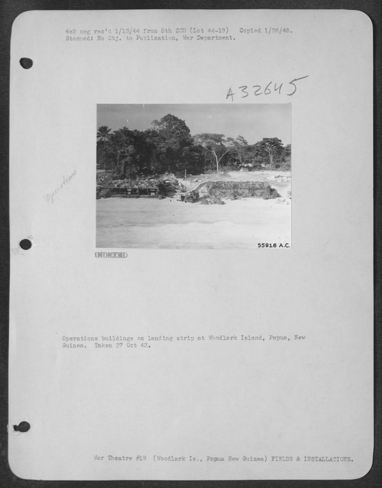 Operations buildings at Woodlark Island