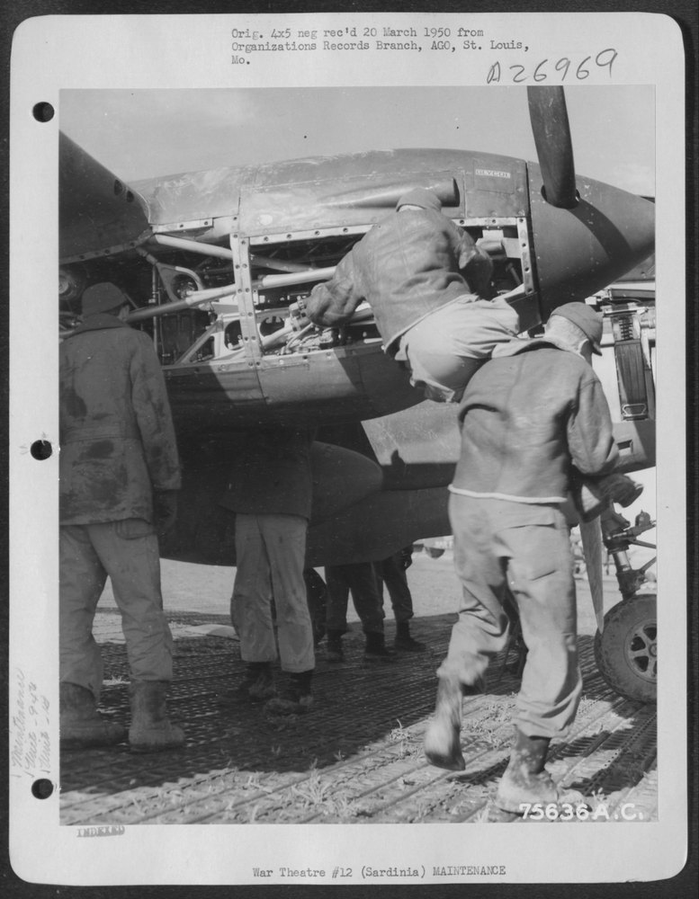 P-38 in Sardinia