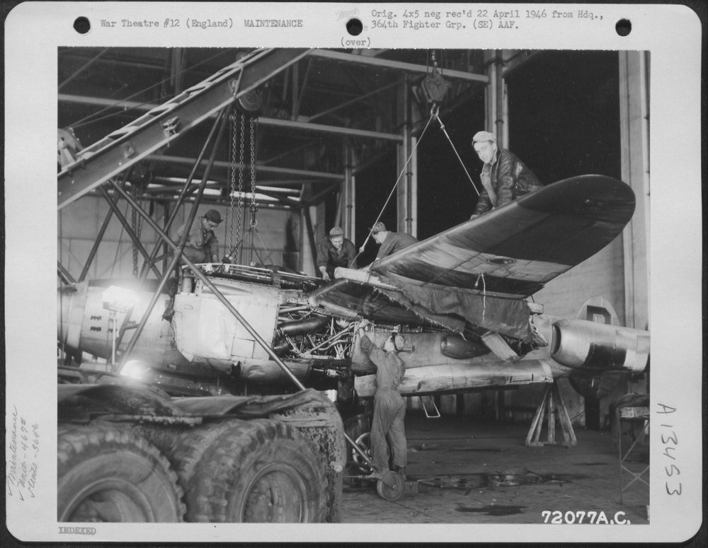 P-38 Lightning at Honnington
