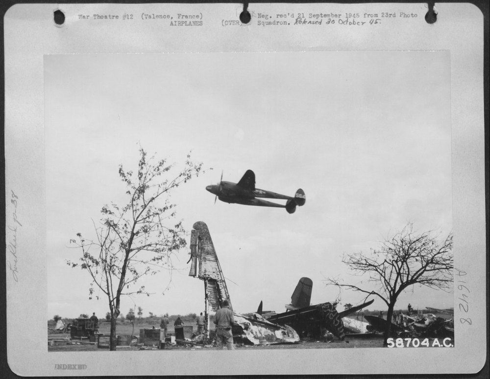 P-38 Lightning at Valence France
