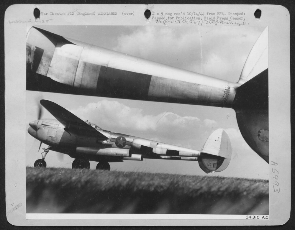 P-38 Lightning over Germany