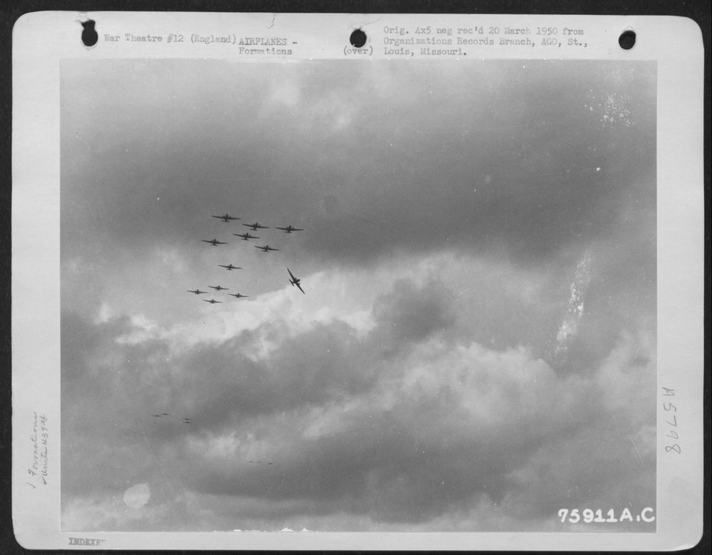 P-38 Lightnings Over France