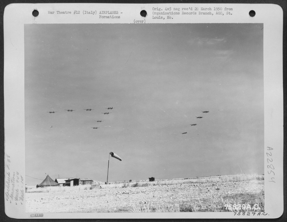 P-38 Lightnings over Italy