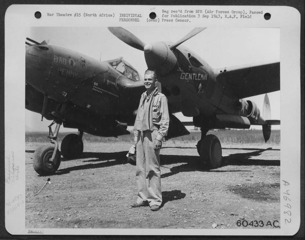 P-38 Pilot in North African Invasion