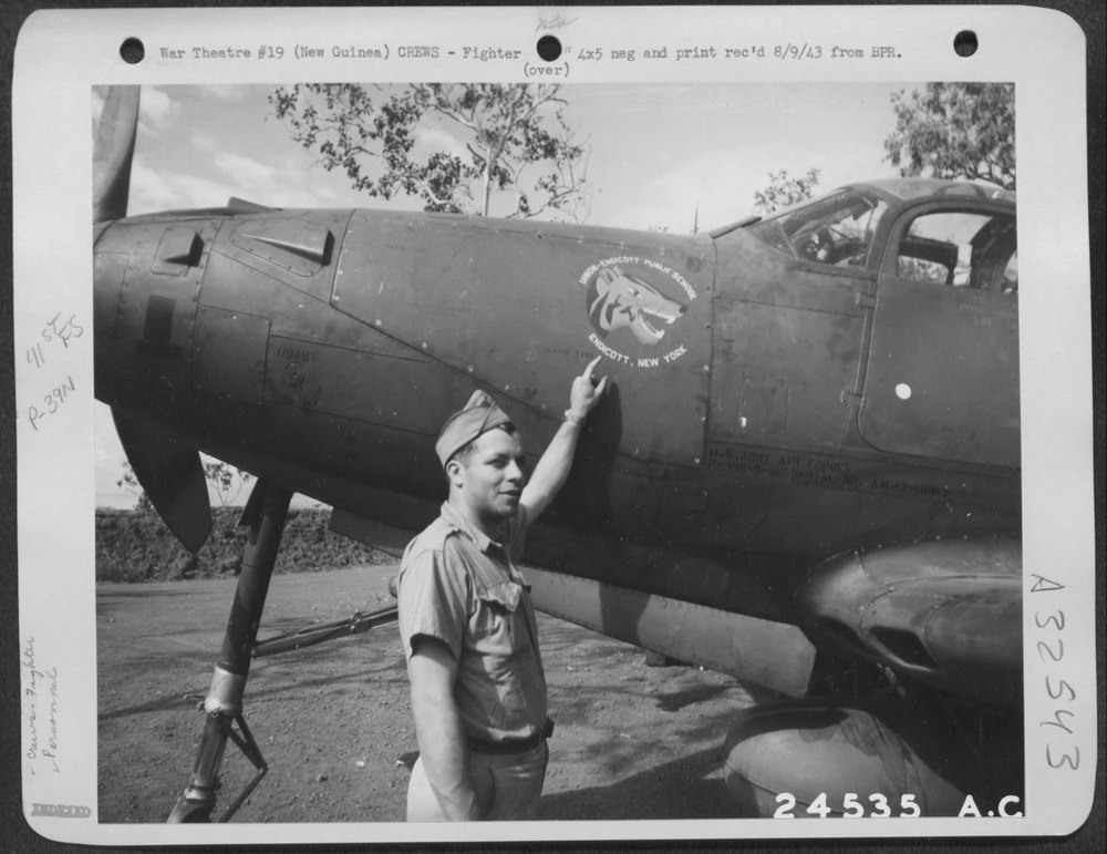 P-39 Airacobra in New Guinea