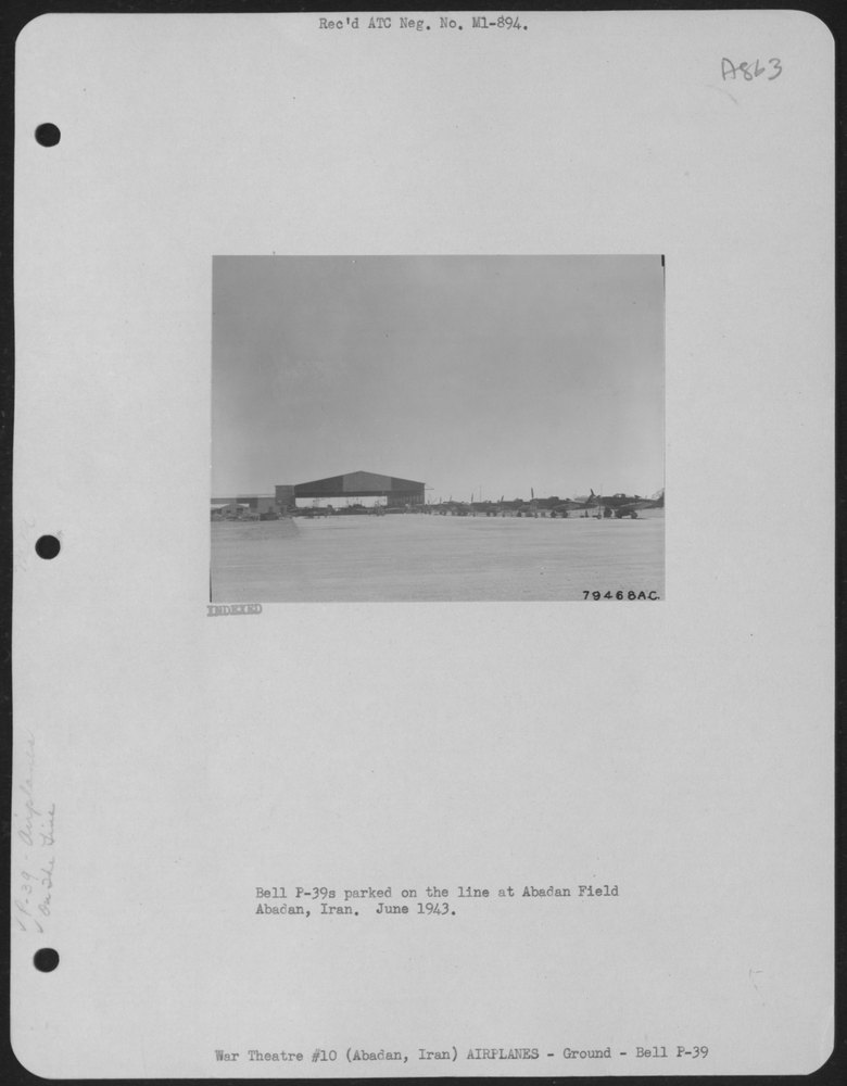P-39s at Abadan field