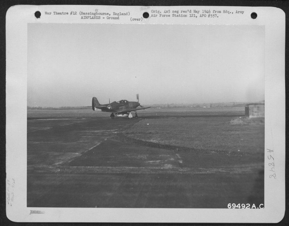 P-39s at Bassingbourne