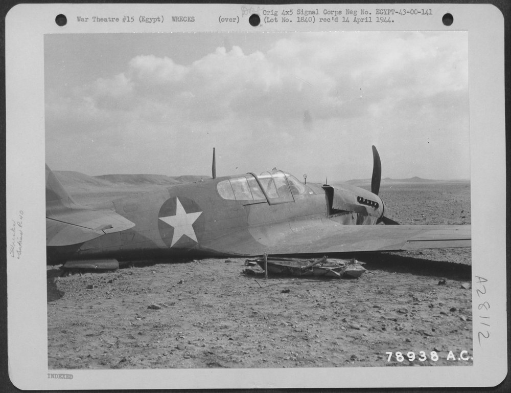 P-40 at El Saff