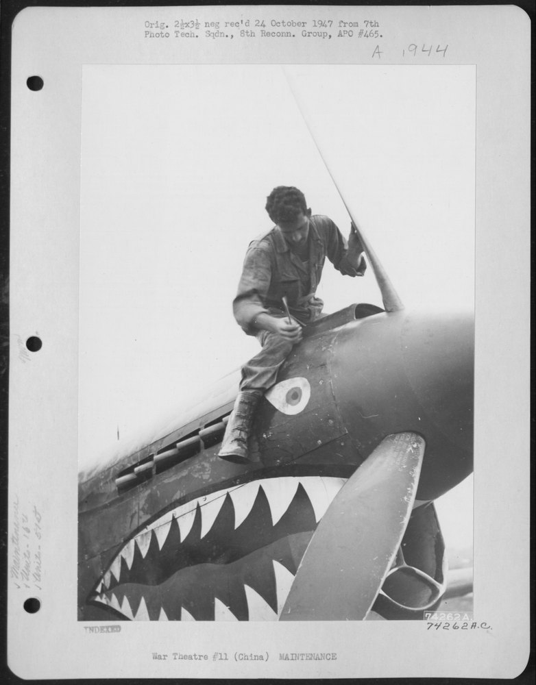 P-40 at Peishihwa China
