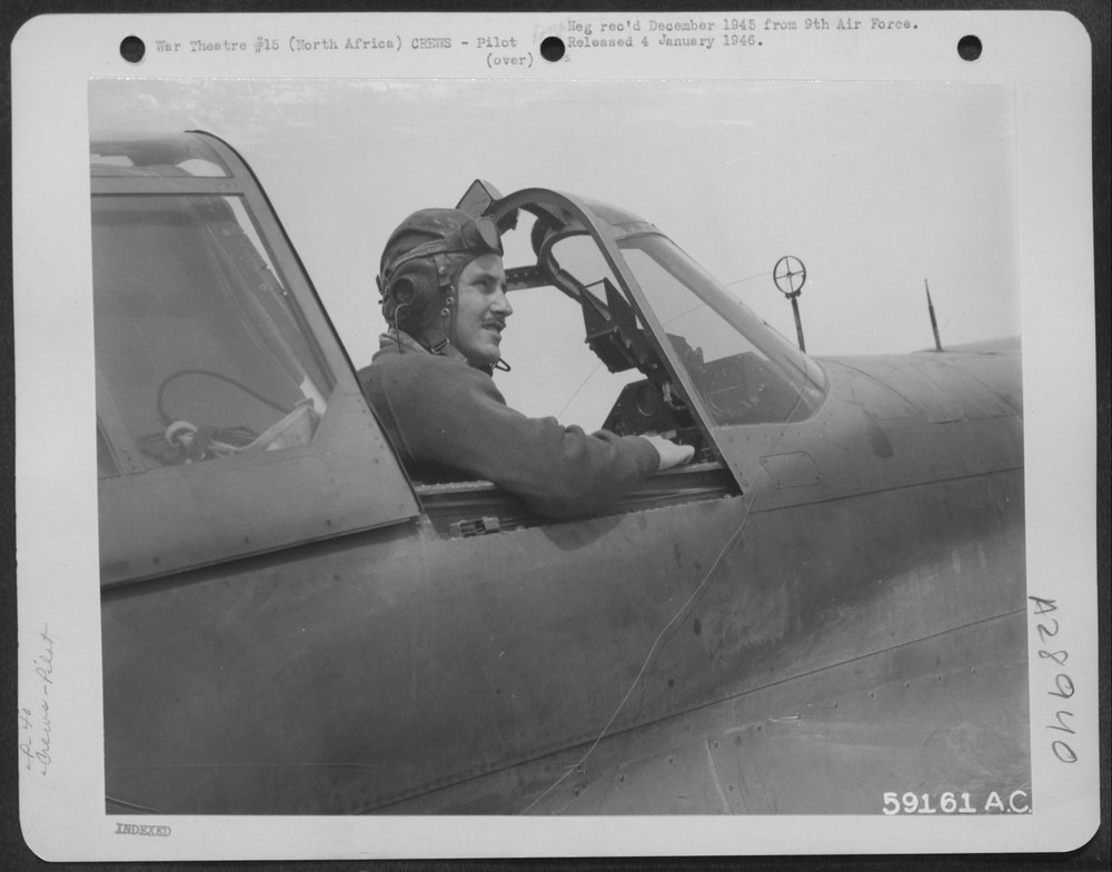 P-40 pilot in North Africa