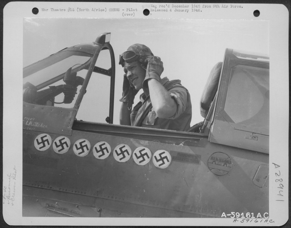 P-40 pilot in North Africa