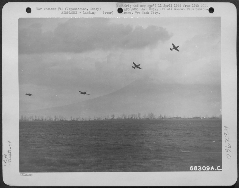 P-40 Warhawks at Capodichino Italy
