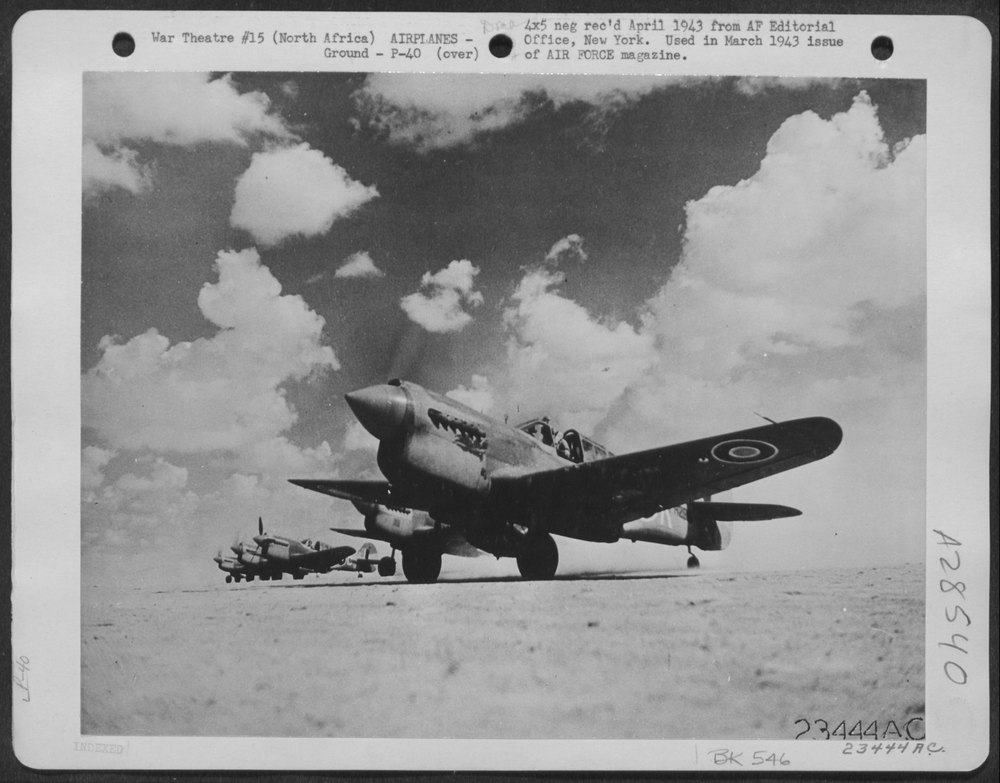 P-40 Warhawks in North Africa