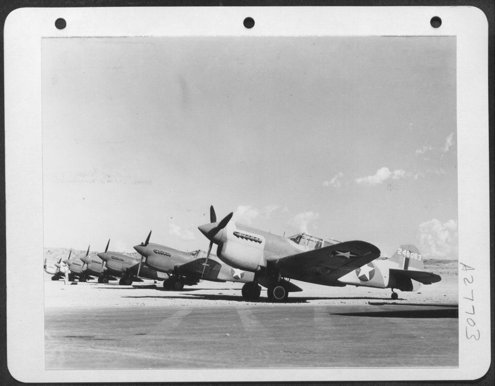 P-40s at Gura Air Depot