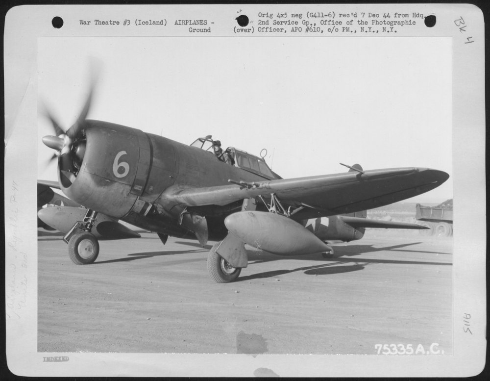 P-47 at Meeks Field Iceland