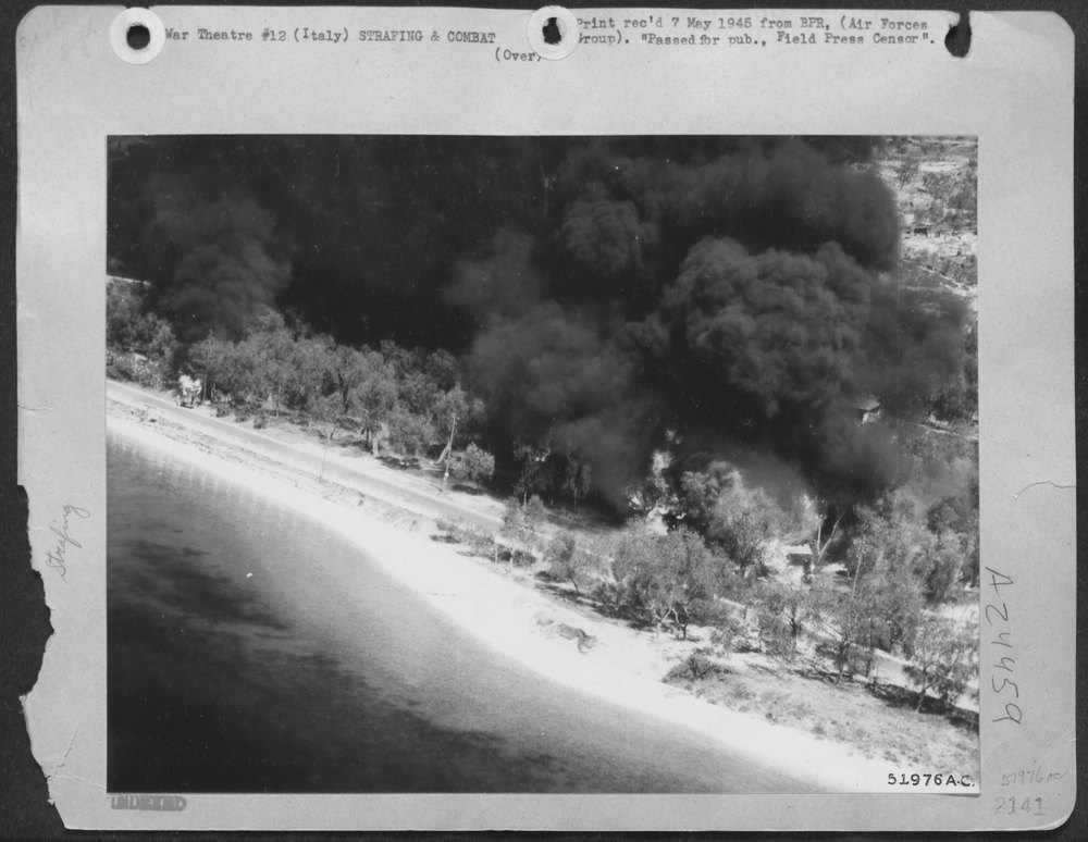 P-47 Attack on German Army near Verona
