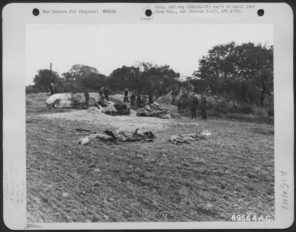 P-47 Crashed Near Base