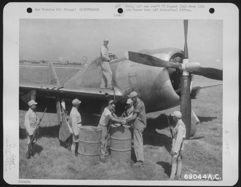 P-47 in China