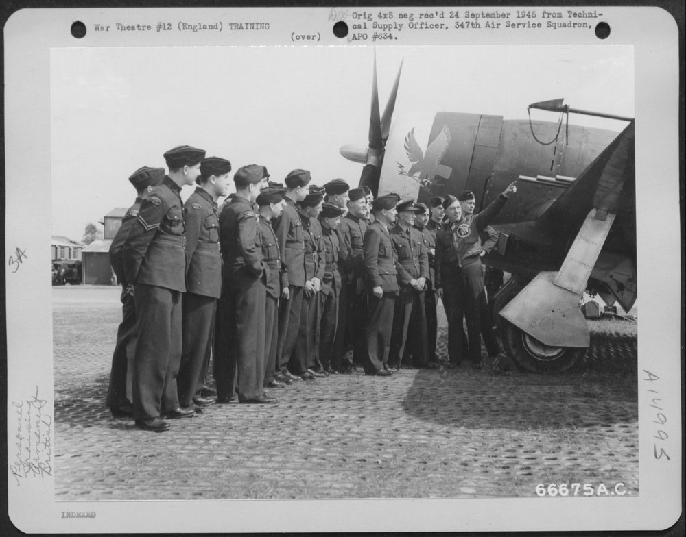 P-47 in England