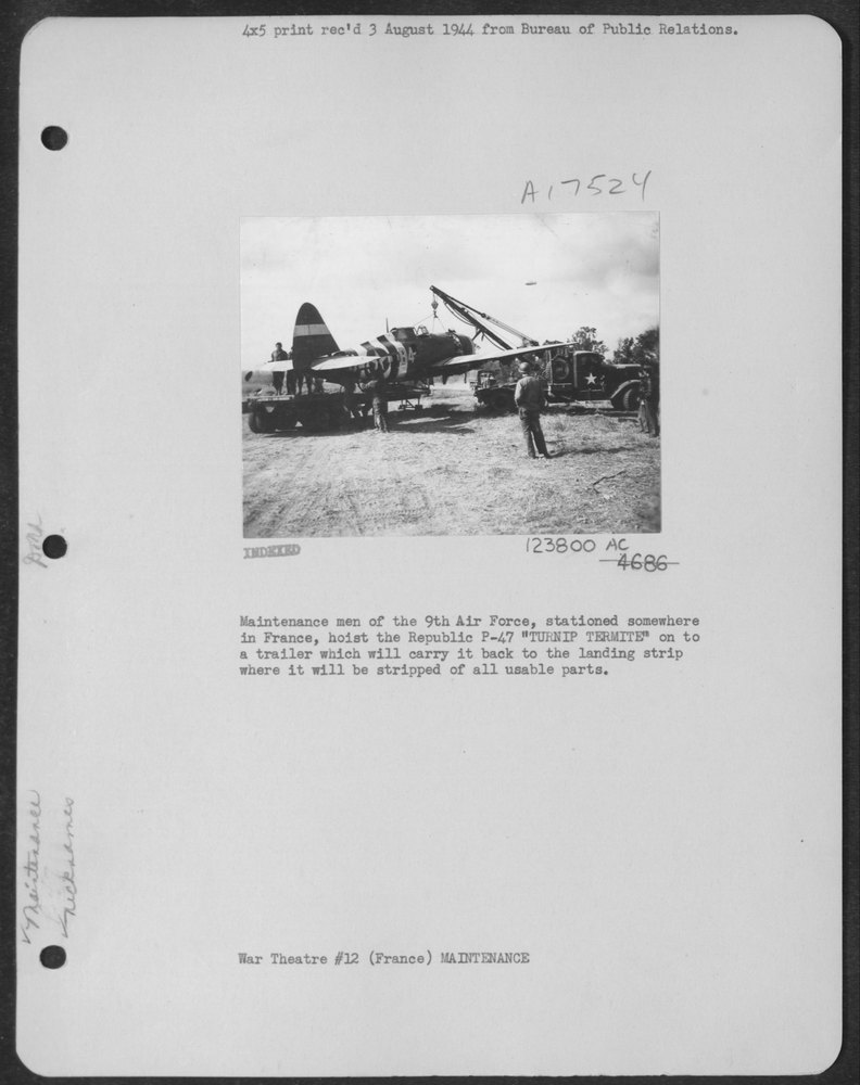 P-47 in France